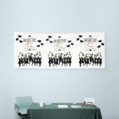 Banderoles Bon Travail, Diplômé ! Heure de célébrer la fête 4 (Salon professionnel)