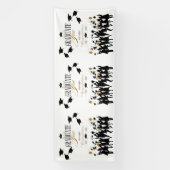 Banderoles Bon Travail, Diplômé ! Heure de célébrer la fête 4 (Verticale)