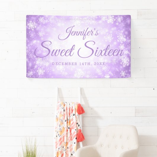 Banderoles Bonbon le pays des merveilles pourpre bienvenu (En situation)