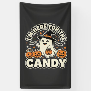 Banderoles Bonbons Halloween Fantôme Citrouille Design