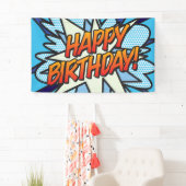 BANDEROLES BONJOUR D'ANNIVERSAIRE B.D. (En situation)