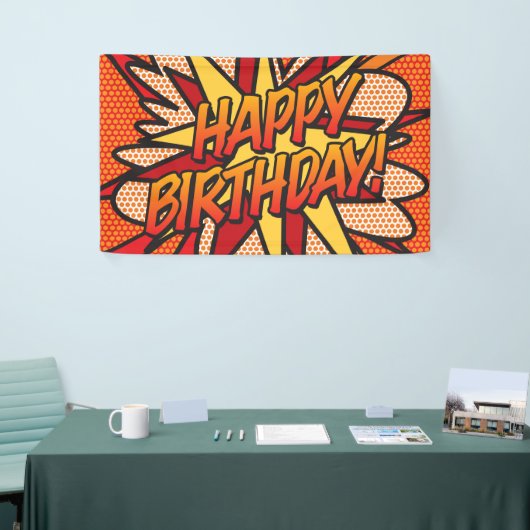 BANDEROLES BONJOUR D'ANNIVERSAIRE B.D. (Salon professionnel)