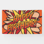 BANDEROLES BONJOUR D'ANNIVERSAIRE B.D. (Horizontal)