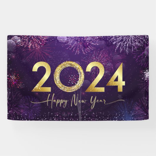 Banderoles Bonne année 2024 (Horizontal)