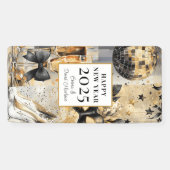 Banderoles Bonne année customisée 2025 (Horizontal)