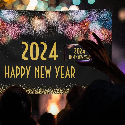 Banderoles Bonne année mur