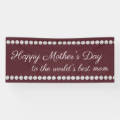 Banderoles Bonne fête des mères Diamants de Bourgogne (Horizontal)