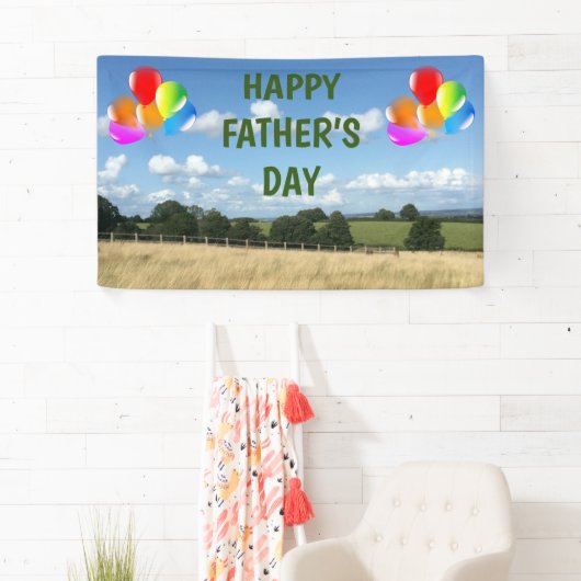 Banderoles Bonne fête des pères (En situation)