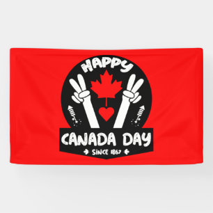Banderoles Bonne fête du Canada 1er juillet