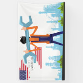 Banderoles Bonne fête du travail (Vertical)