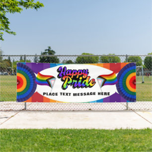 Banderoles Bonne Fierté Défilé Gay LGBTQIA+ - Mur Personnalis