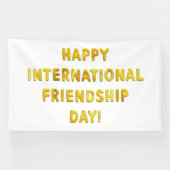 Banderoles Bonne Journée internationale de l'amitié (Horizontal)