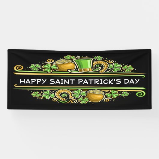Banderoles Bonne Saint Patrick's Day (Horizontal)