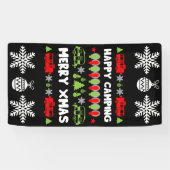 Banderoles Bonne saison de Noël caravane (Horizontal)