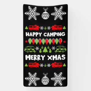 Banderoles Bonne saison de Noël caravane