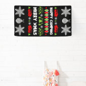 Banderoles Bonne saison de Noël caravane (Insitu)