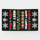 Banderoles Bonne saison de Noël caravane (Horizontal)