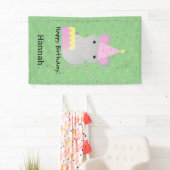 Banderoles Bonne Souris de fête d'anniversaire (En situation)