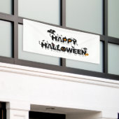 Banderoles Bonne typographie d'Halloween (Bâtiment extérieur)