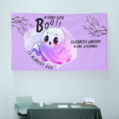 Banderoles Boo Baby shower Halloween violet à thème mignon fê (Salon professionnel)