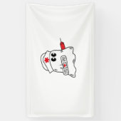 Banderoles Boo Boo Crew Nurse Halloween Ghost Funny Surdimens (Vertical)