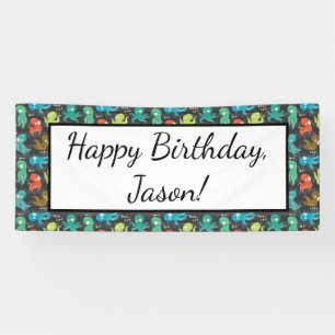 Banderoles Boo Octopus Cute Multicolor Enfants Vêtements & Dé