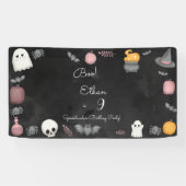 Banderoles Boo ! Parti anniversaire de enfant Spooktacular (Horizontal)