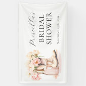 Banderoles Boots de bienvenue rustiques Bubbly FÊTE DES MARIÉ (Vertical)