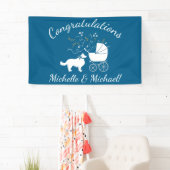 Banderoles Bordure Collie Chien Baby shower Chien Chien Chiot (En situation)