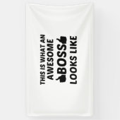 BANDEROLES BOSS AWESOME (Vertical)