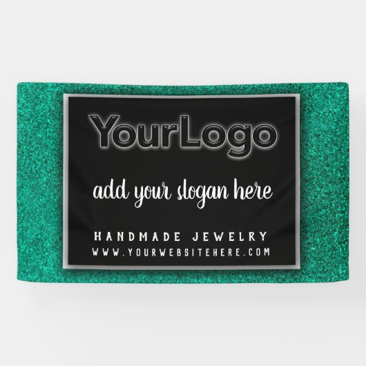 Banderoles Boss Glitter Professional Corporate Business Logo  (Horizontal)