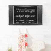 Banderoles Boss Parties scintillant Professionnel Entreprise  (En situation)