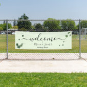 Banderoles Botanique Verdure Eucalyptus Wedding shower (En situation)