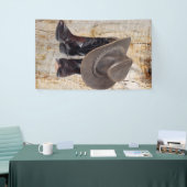 Banderoles Bottes et Casquette de cowboy (Salon professionnel)