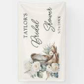 Banderoles Bottes florales et Fête des mariées occidentale bu (Vertical)