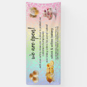 Banderoles Boulangerie de menthe et de charcuterie d'or Comme (Vertical)