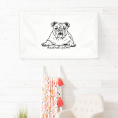 Banderoles Bouledogue adorable (En situation)