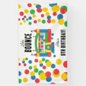 Banderoles Bounce House Jumping Castle Anniversaire de enfant (Vertical)