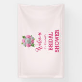 Banderoles Bouquet de pivoines Shower de mariage (Verticale)