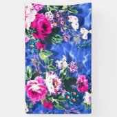 Banderoles Bouquets avec roses (Vertical)