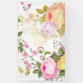 Banderoles Bouquets de Roses 4 (Vertical)