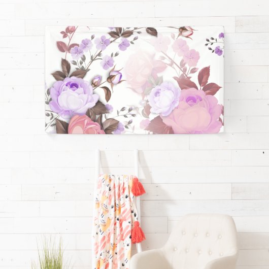 Banderoles Bouquets de Roses 5 (En situation)