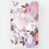 Banderoles Bouquets de Roses 5 (Vertical)