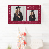 Banderoles Bourgogne 2 Photo Collage Félicats Grad 2023 (En situation)