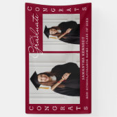 Banderoles Bourgogne 2 Photo Collage Félicats Grad 2023 (Vertical)