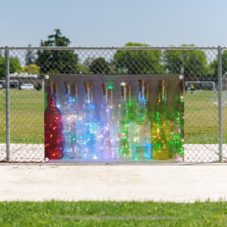 Banderoles Bouteilles étincelantes 2,5' x 4' Bandeau extérieu