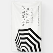 Banderoles Boutique Chic Parasol Plage (Vertical)