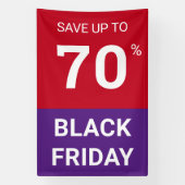 Banderoles Boutique Rouge moderne Promo Vente Annonces d'affa (Verticale)