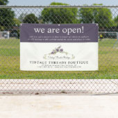 Banderoles Boutique Vêtements Grand Réouverture Couverture Sé (En situation)