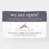 Banderoles Boutique Vêtements Grand Réouverture Couverture Sé (Horizontal)